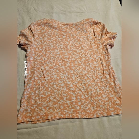 Studio Works Orange n White print - Picture 2 of 6